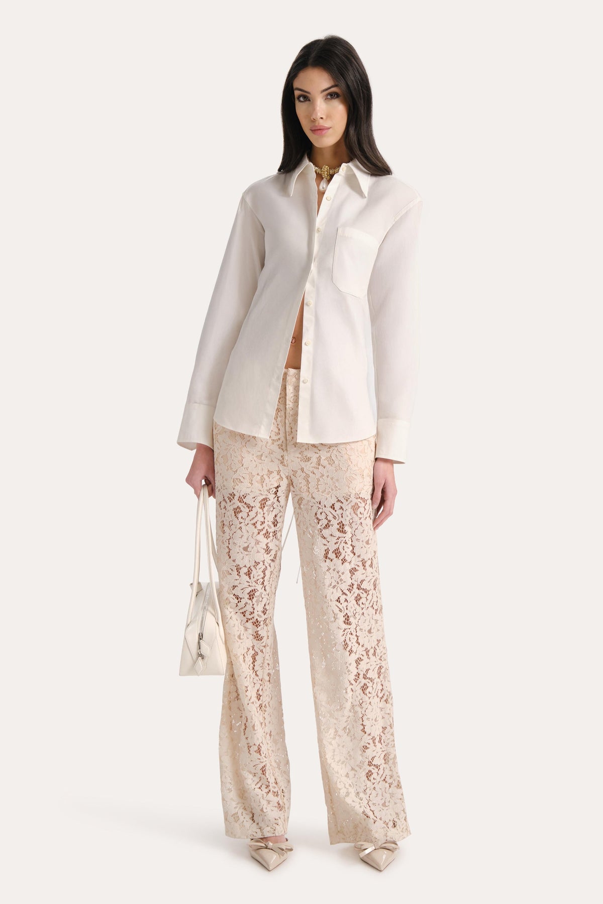 Mari Cotton Poplin Button Down