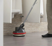 View Commercial Orbiter Hard Floor Cleaner Machine, Multi-Purpose Floor Cleaning, Random Orbital Drive, Wide Cleaning Path, 50-Foot Long Cord, ORB550MC, Gray/Red-Oreck image 3