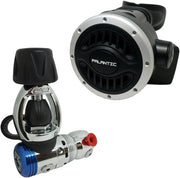 View Yoke Regulator & Octopus Combo for Scuba Diving | High-Performance Over-Balanced Regulator, Silicone Mouthpiece, 27" Hose, Large Purge Button, 36" Yellow Octopus Hose image 3