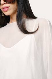 View Sienna Silk Overlay Blouse image 2