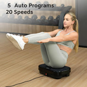 View TheNeat Vibration Plate Exercise Machine, Whole Body Workout Vibration Fitness Platform, 330 Lbs Capacity, Low Noise Vibrating Plate Machine for Home & Office, NeatShake image 6
