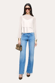View Sienna Silk Overlay Blouse image 1