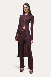 View Roxanne Ribbed Flare Pant image 1