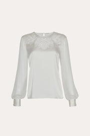 View Olivia Silk Blouse image 4