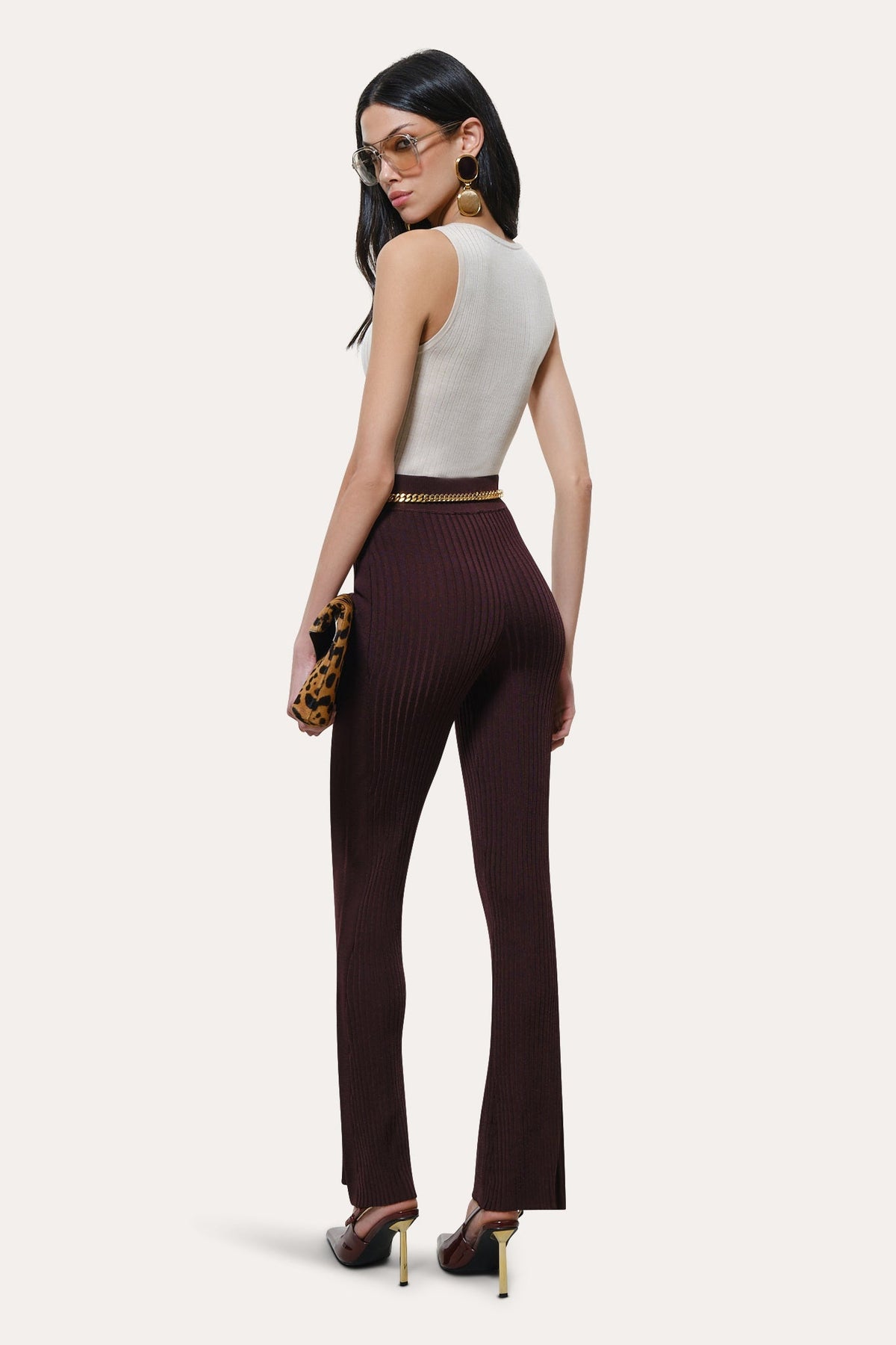 Roxanne Ribbed Flare Pant