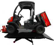 View 1500LB Air-Operated Motorcycle & ATV Lift Table – 48" Wide with Side Extensions, 2-Year Warranty image 2