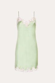 View Bria Silk Lace Slip Dress image 6