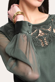 View Olivia Silk Blouse image 2