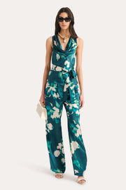 View Delilah Floral Silk Pant image 1