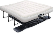 View EZ-Bed (King) Air Mattress with Frame & Rolling Case, Self Inflatable, Blow Up Bed Auto Shut-Off, Comfortable Surface AirBed, Best for Guest, Travel, Vacation, Camping image 1