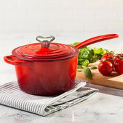 View 20-piece Signature Cast Iron Cookware Set,10.25 Skillet,1.75-quart Saucepan with Lid image 4
