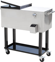 View Portable Rolling 80 Quart Steel image 1
