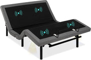 View Ergonomic Twin XL Size Adjustable Bed Frame, Electric Base w/Wireless Remote Control, Nightlight, Massager, 2 USB Ports image 1