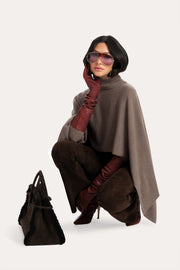 View Kennedy Cashmere Poncho image 4
