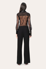 View Laced Trim Blouse image 3