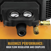 View Air Compressor Combo Kit, 3-Tool (BTFP3KIT) 21.1 x 19.5 x 18 inches , Yellow image 3