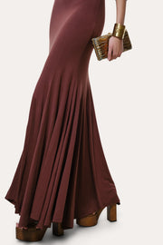 View Olympia Off-Shoulder Flare Dress image 4