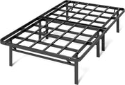 View Queen Bed Frame - 14 in SmartBase Elite Metal Bed Frame with Steel Slat Support, Box Spring Replacement, Tool-Free Assembly - Super Heavy Duty Platform Bed Frame with Underbed Storage Space, Queen Size image 5