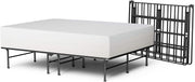 View Queen Bed Frame - 14 in SmartBase Elite Metal Bed Frame with Steel Slat Support, Box Spring Replacement, Tool-Free Assembly - Super Heavy Duty Platform Bed Frame with Underbed Storage Space, Queen Size image 3