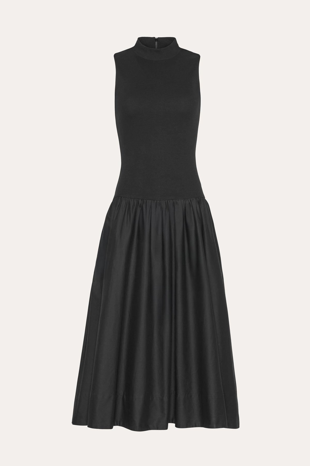Esme Cotton Poplin Ribbed Dress
