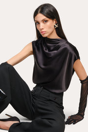 View Diane Silk Draped Blouse image 4