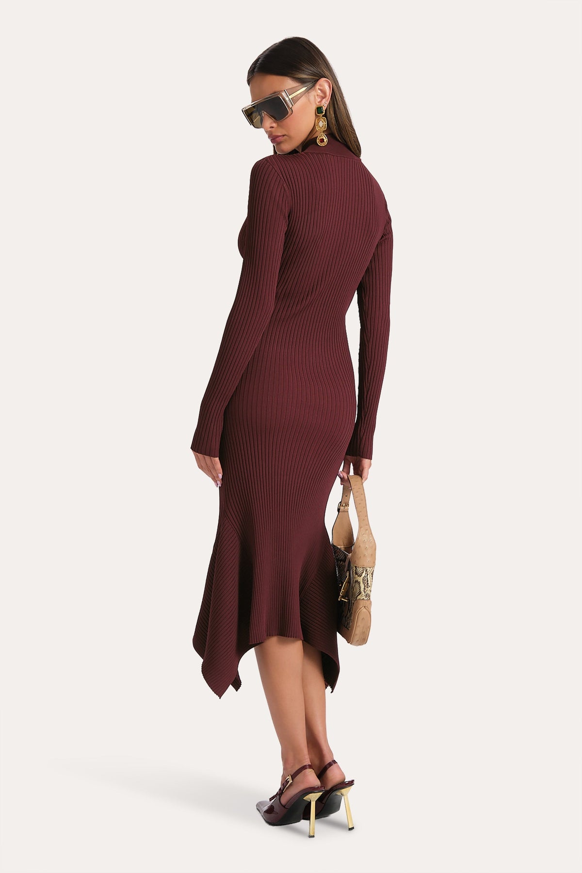 Fiona Rib Sweater Dress