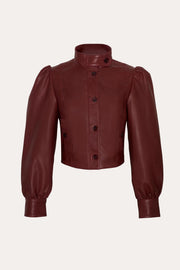 View Belle Lamb Leather Jacket image 5