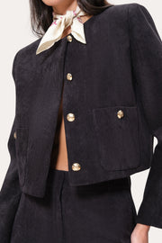 View Cropped Corduroy Jacket image 2