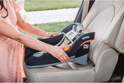 View Infant Car Seat and Base, Rear-Facing Seat for 4-30 lbs., Includes Head and Body Support, Compatible with Chicco Strollers, Baby Travel Gear - Pewter/Grey image 2