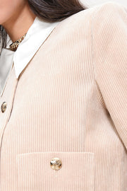 View Cropped Corduroy Jacket image 2