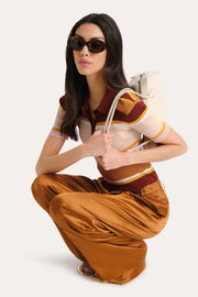 View Sylvie Striped Polo Shirt image 4