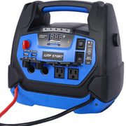 View Rechargeable Jump Starter 1800 Amp Battery Jump Starter With Air Compressor Car Tire Inflator For Gas Diesel Vehicles image 1