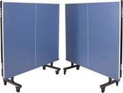 View Professional-grade medium-density fiberboard indoor table tennis table, equipped with a quick-locking table tennis net and a stand set - assembled in 10 minutes easily - of high quality - foldable, with a single-player playing mode image 6