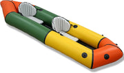 View Lightweight Packrafts, TPU Inflatable Kayak for Flat Water Rafting Camping Trip/Fishing/Water Adventures 1 Person/2 Person Packraft, 330lb/660lb Weight Capacity image 2
