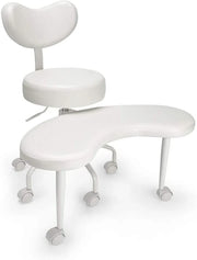 View Meditation Chair, Home Office Desk Chair, Cross Legged Chair with Lumbar Support and Adjustable Stool image 2
