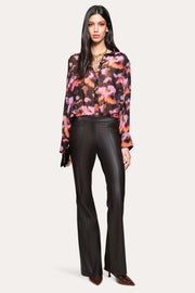 View Brushstroke Silk Blouse image 1