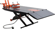 View 1500LB Air-Operated Motorcycle & ATV Lift Table – 48" Wide with Side Extensions, 2-Year Warranty image 1