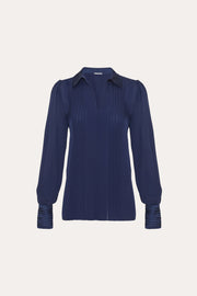 View Silk Pintuck Shirt image 2