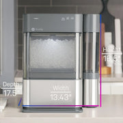 View Opal 2.0 with 0.75 Gallon Tank, Chewable Crunchable Countertop Nugget Ice Maker, Scoop included, 38 lbs in 24 hours, Pellet Ice Machine with WiFi & Smart Connected, Stainless Steel image 3