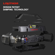 View Jump Starter 2000Amp 20000mAh 12V Car Battery Booster Pack for Upto 8L Gas or 6L Diesel, 150 PSI Air Compressor with Damping Technology,Portable Power Bank with Handle Bar and Emergency Light image 5