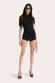 View Gaia Draped Mesh Top image 5