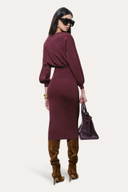 View Yara Milano Knit Midi Dress image 3