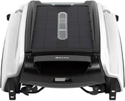 View Solar Powered Automatic Robotic Pool Surface Skimmer Cleaner with 30-Hour Continuous Cleaning Battery Power and Re-Engineered Twin Salt Chlorine Tolerant Motors (Blue) image 1