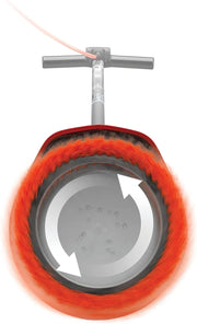 View Commercial Orbiter Hard Floor Cleaner Machine, Multi-Purpose Floor Cleaning, Random Orbital Drive, Wide Cleaning Path, 50-Foot Long Cord, ORB550MC, Gray/Red-Oreck image 5