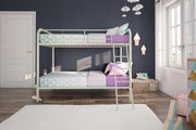 View DHP Dusty Twin Over Full Metal Bunk Bed, Off White image 3