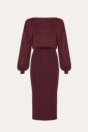 View Yara Milano Knit Midi Dress image 5