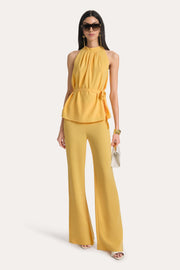 View Amina Fluid Crepe Halter Top image 1
