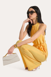 View Amina Fluid Crepe Halter Top image 4