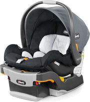 View Infant Car Seat and Base, Rear-Facing Seat for 4-30 lbs., Includes Head and Body Support, Compatible with Chicco Strollers, Baby Travel Gear - Pewter/Grey image 1