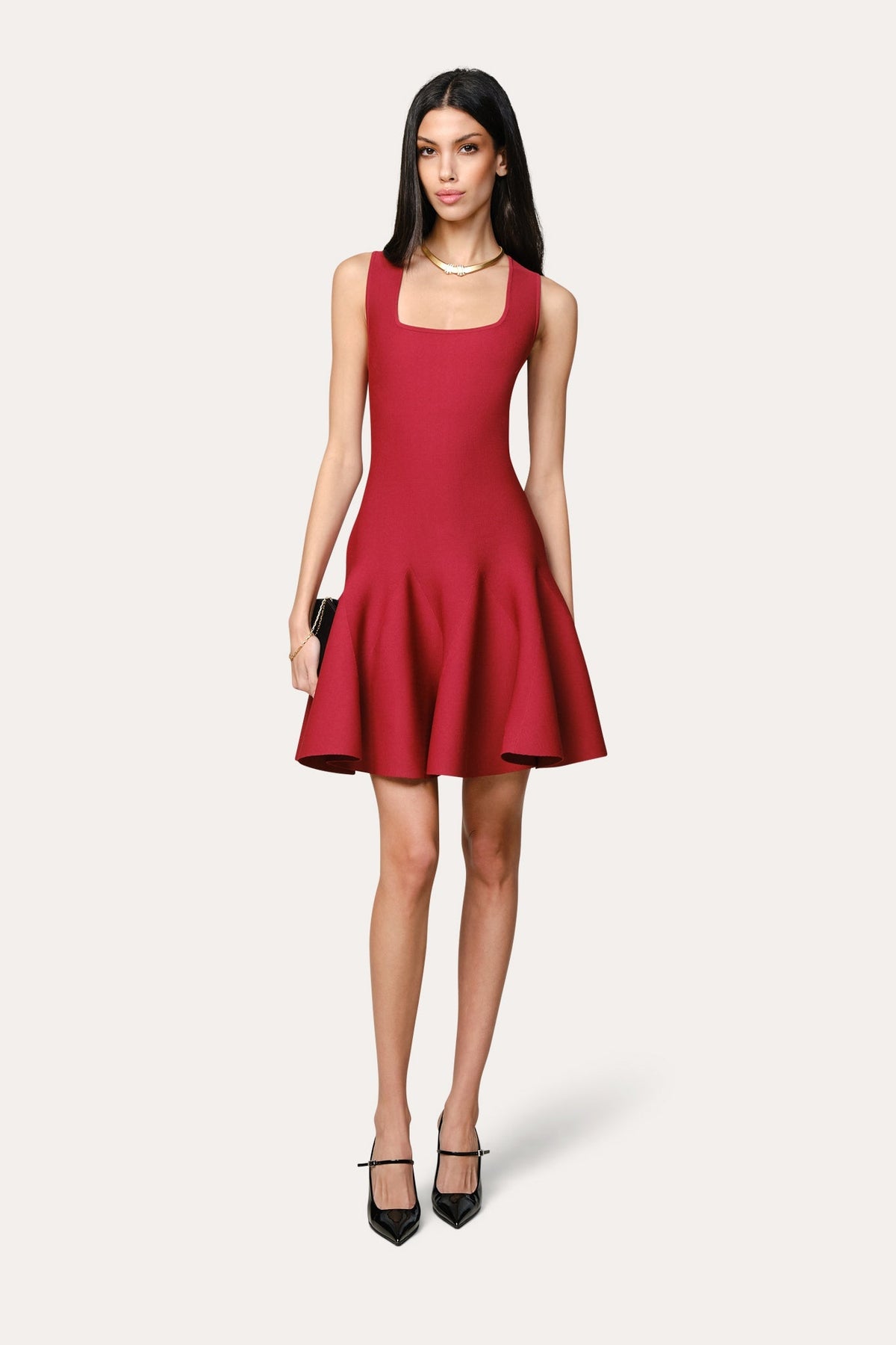 Milano Sculpt Sleeveless Flare Dress